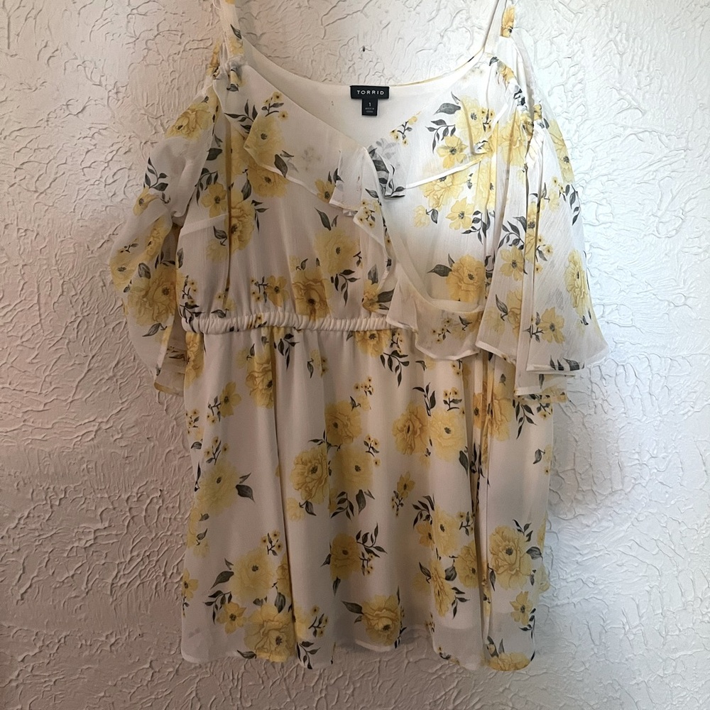 Torrid peplum swing top